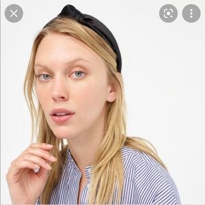 Jcrew satin knot headband